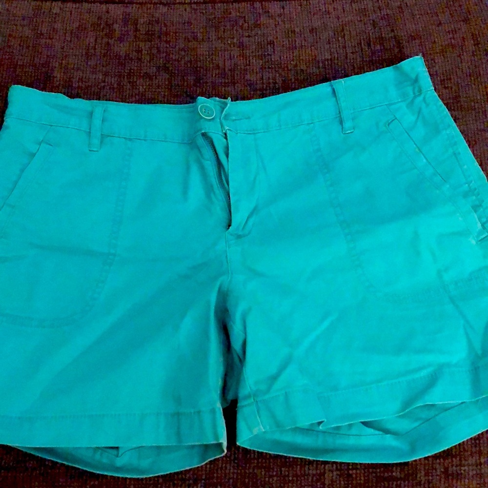 Green shorts